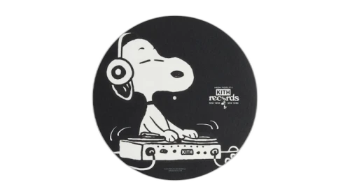 Kith x Peanuts DJ Snoopy Slip Mat Black