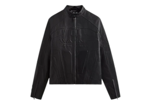 Kith x Batman Wayne Industries Moto Jacket Black