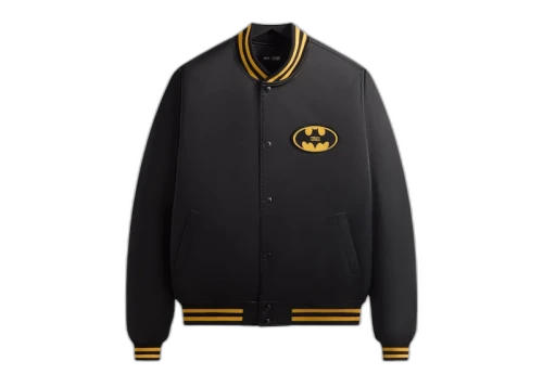 Kith x Batman Satin Bomber Jacket Black