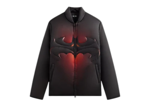 Kith x Batman Brixton Quilted Puffed Jacket Black
