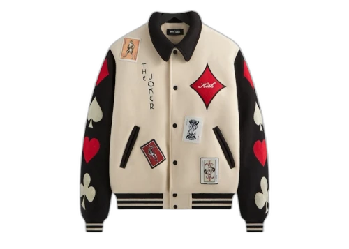 Kith x Batman Joker Wool Coaches Jacket Sandrift