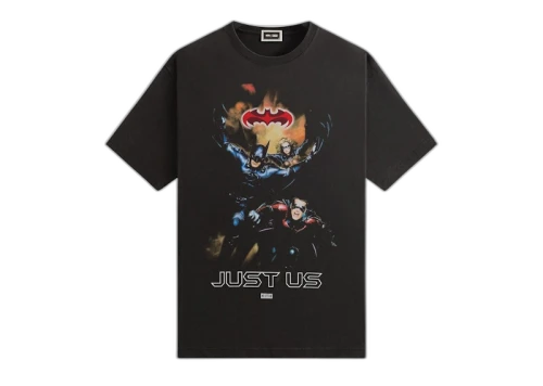 Kith x Batman Just Us Vintage Tee Black