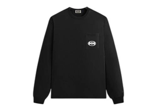 Kith x Batman History Vintage Pocket Long Sleeve Tee Black
