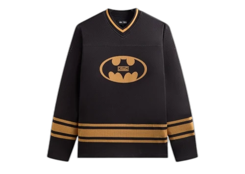 Kith x Batman Long Sleeve Malik Jersey Black