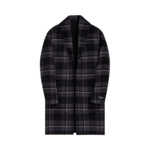 Kith Shawl Collar Becker Coat 'Battleship'