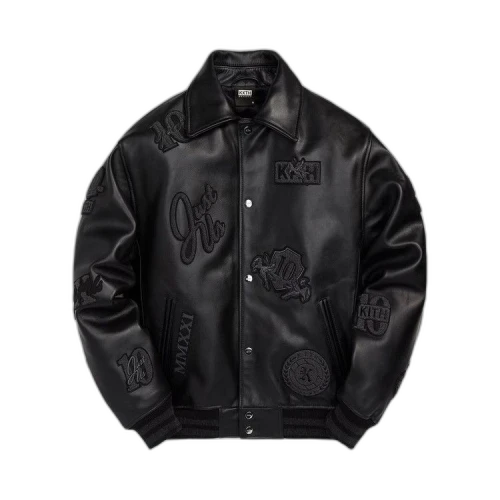 Kith Leather Coaches Jacket 'Monarch'