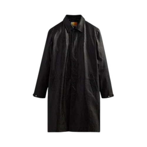 Kith Leather Brighton Overcoat 'Black'
