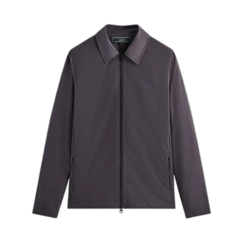 Kith Wrinkle Nylon Coaches Jacket 'Battleship'