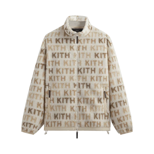 Kith Pinehurst Sherpa Full Zip 'Sandrift'
