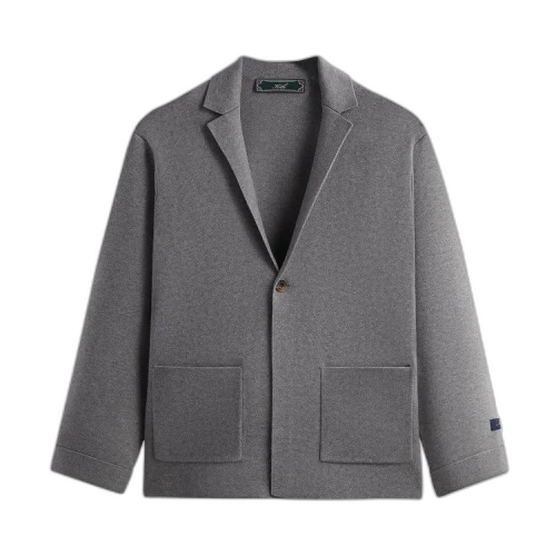 Kith Heavy Knit Kai Blazer 'Heather Grey'