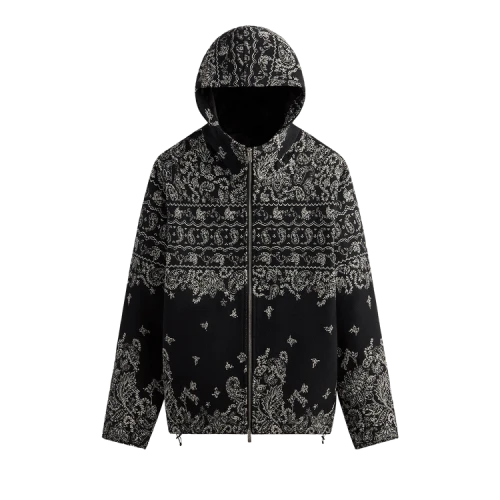 Kith 101 Braden Tapestry Full Zip Hoodie 'Black'