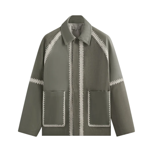 Kith Suede Combo Niko Jacket 'Region'