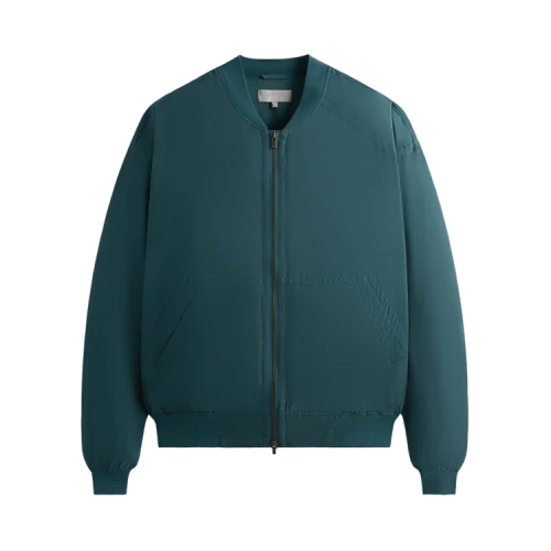 Kith Koen Washed Silk Bomber Jacket 'Algae'