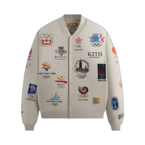 Kith for Olympics Heritage Marvin Bomber Jacket 'Sandy Heather'