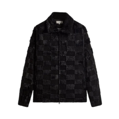 Kith Lloyd Faux Fur Coaches Jacket 'Black'