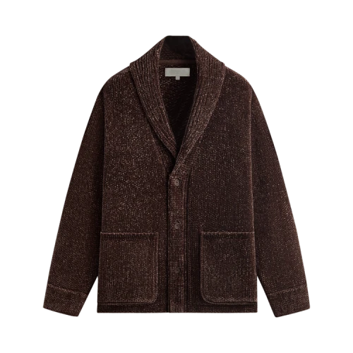 Kith Francis Chenille Shawl Collar Coat 'Confection'