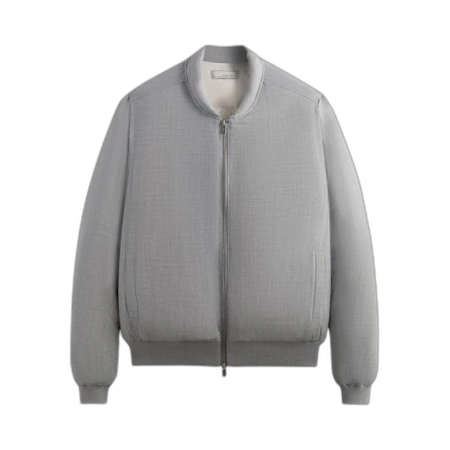 Kith & Kin Liam Puffed Bomber Jacket 'Light Heather Grey'