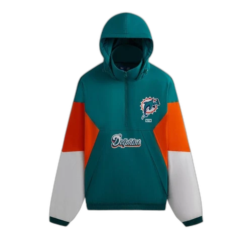 Kith & '47 for the NFL: Dolphins Quarter Zip Anorak With Hood 'Center'