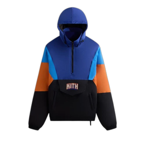 Kith For The New York Knicks Wings Quarter Zip Anorak 'Black'