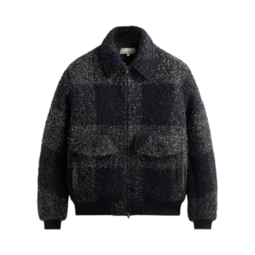Kith & Kin Boucle Check Hawthorne Flight Jacket 'Vista'