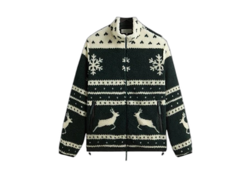 Kith Kithmas All-Over Printed Sherpa Jacket Stadium