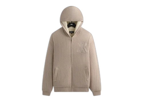 Kith Reversible Rib Knit Sierra Hoodie Grain