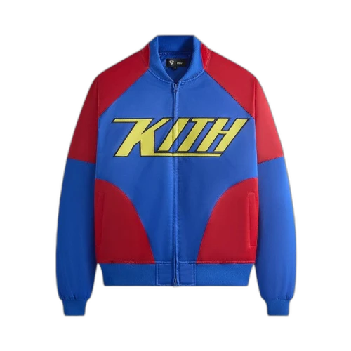 Kith x Superman Satin Bomber Jacket 'Cyclone'