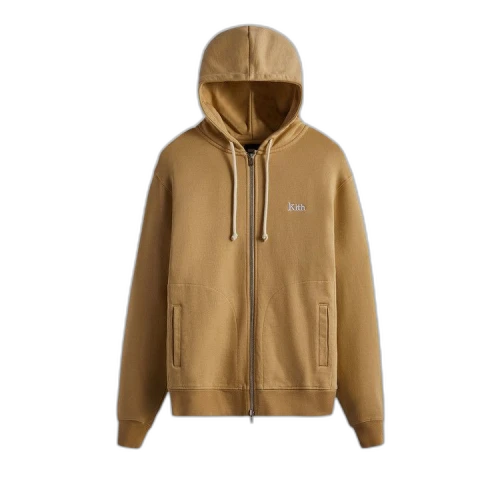 Kith Williams V Zip Up Hoodie 'Canvas'