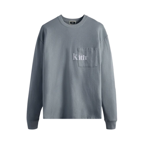 Kith Long-Sleeve Quinn Tee 'Light Indigo'