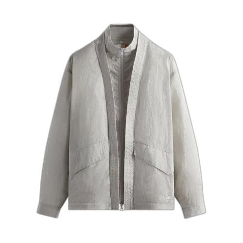 Kith Nylon Fulton Kimono Track Jacket 'Concrete'