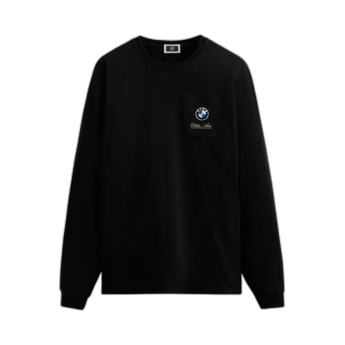 Kith For BMW Elektro Auto Long-Sleeve Pocket Tee 'Black'