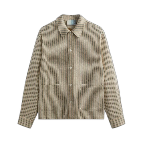 Kith Long-Sleeve Boxy Collared Overshirt 'Loft'