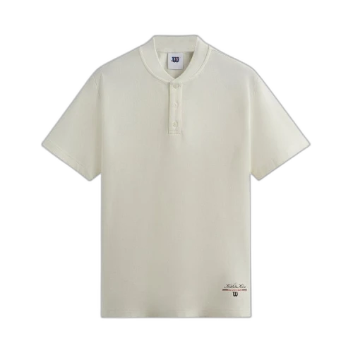 Kith For Wilson Pique Pearson Henley Pullover 'Cloud'