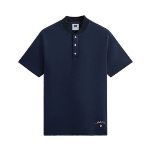 Kith For Wilson Pique Pearson Henley Pullover 'Nocturnal'