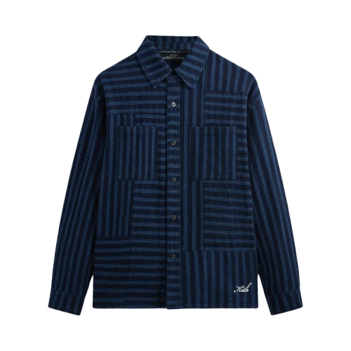 Kith Stripe Denim Jaydin Shirt 'Eve'