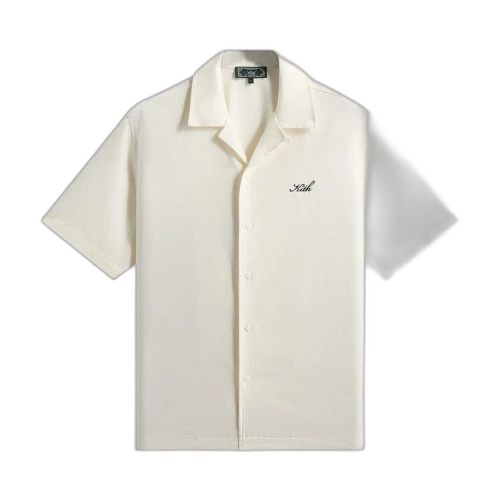 Kith Silk Cotton Thompson Camp Collar Shirt 'Sandrift'