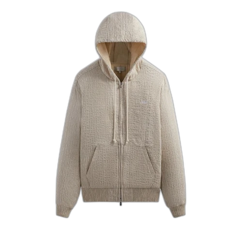 Kith Slub Boucle Sierra Zip Hoodie 'Canvas'