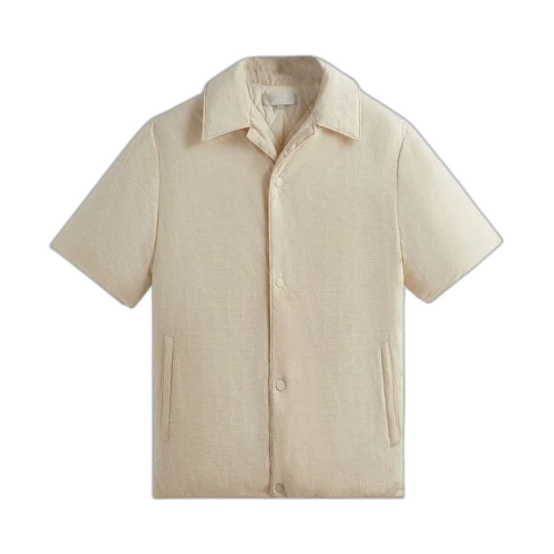 Kith Flocked Monogram Puffed Devon Shirt 'Veil'