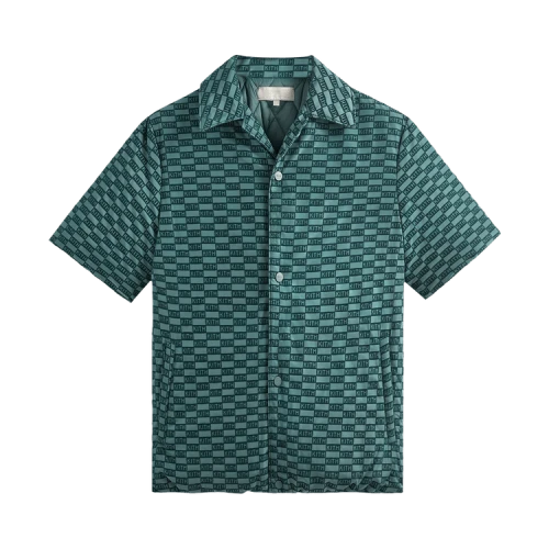 Kith Flocked Monogram Puffed Devon Shirt 'Rhythm'