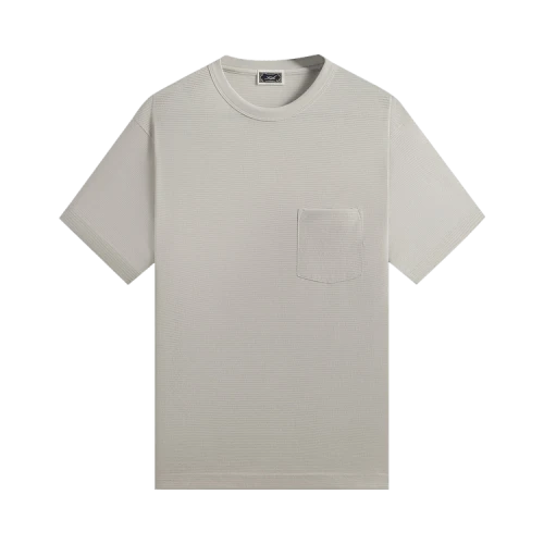 Kith Pointelle Mesh Leonard Pocket Tee 'Concrete'