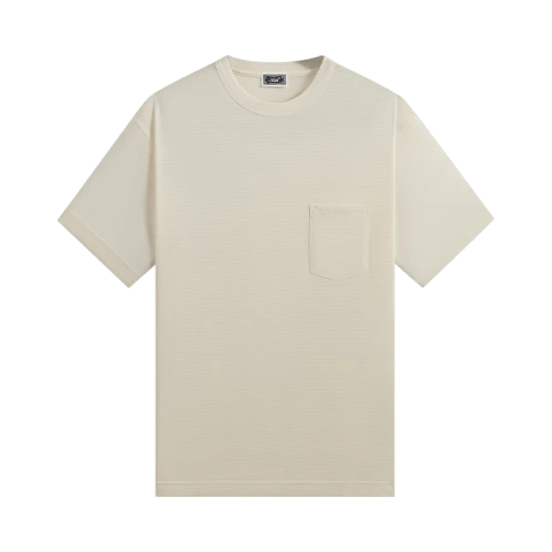 Kith Pointelle Mesh Leonard Pocket Tee 'Sandrift'