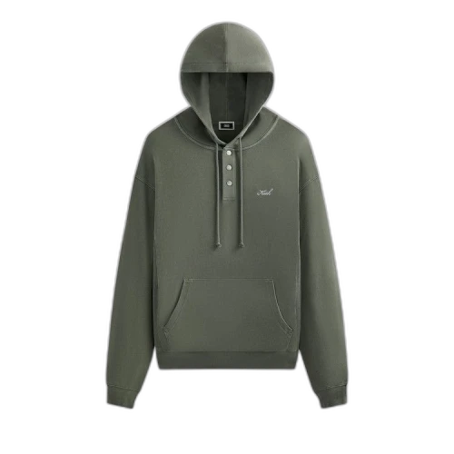 Kith Crystal Wash Interlock Williams Iv Hoodie 'Island'