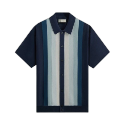 Kith Tilden Short-Sleeve Button Up Polo 'Nocturnal'