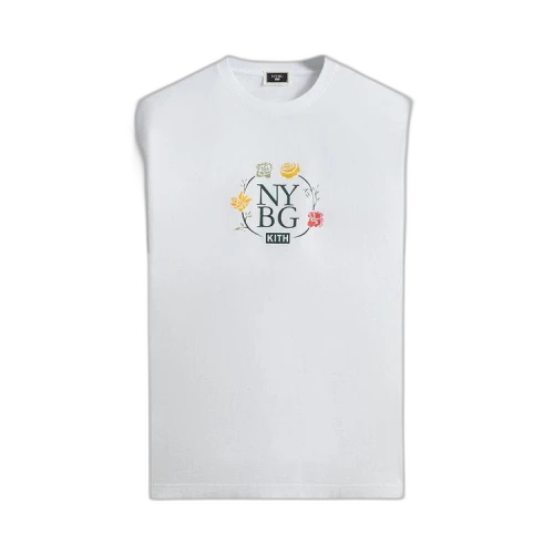 Kith x New York Botanical Garden Logo Vintage Tee 'White'