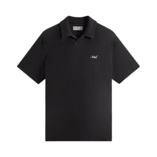 Kith Micro Waffle Drew Polo 'Black'