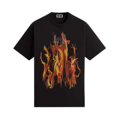 Kith Pyro Box Logo Vintage Tee 'Black'