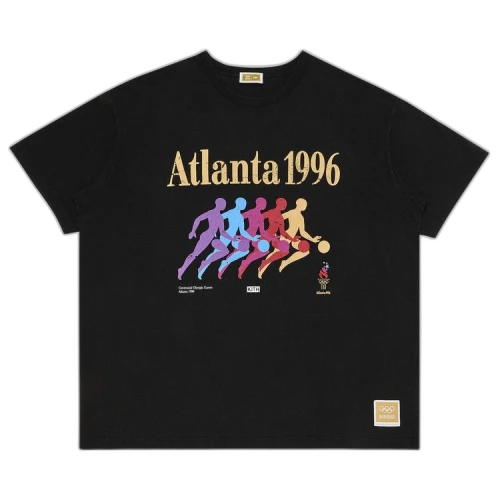 Kith For Olympics Heritage Atlanta Basketball Vintage Tee 'Black'