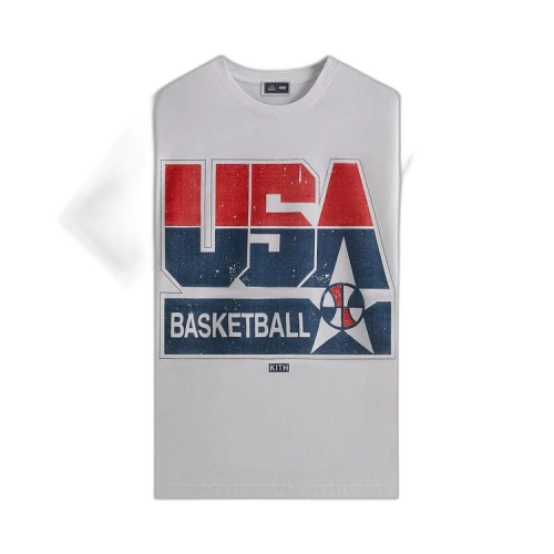 Kith For USA Basketball Champions Vintage Tee 'White'