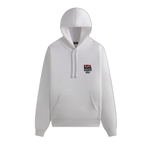 Kith For USA Basketball Legend Vintage Nelson Hoodie 'White'