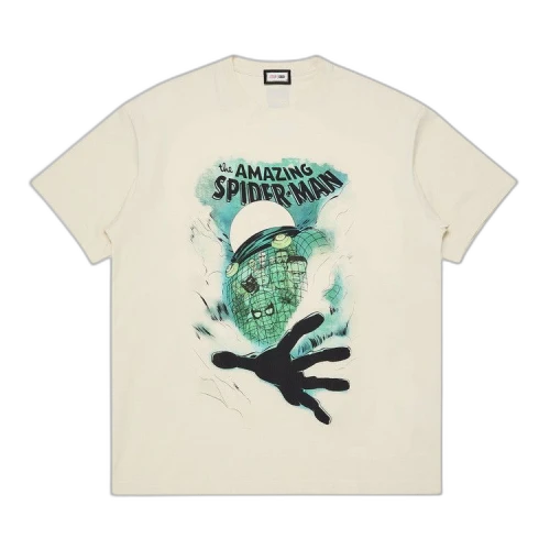 Kith x Marvel Mysterio Spiderman Vintage Tee 'Sandrift'